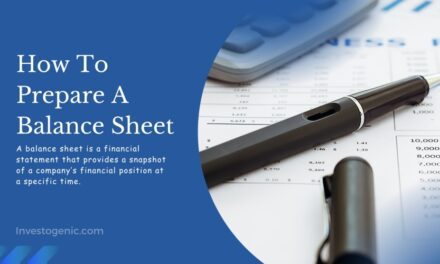 How To Prepare A Balance Sheet